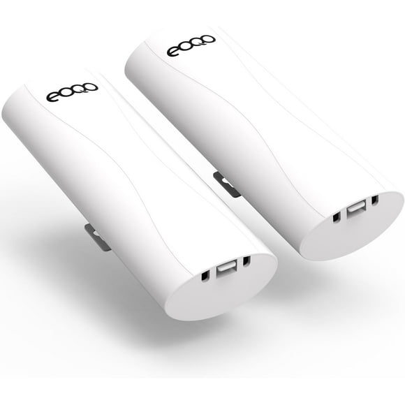 Point to Point Wireless Bridge Outdoor, 5.8G 100Mbps WiFi Bridges with 14dBi Antenna 3KM Starlink WiFi Extender with Ethernet Port for Starlink and Home Internet Network Extension (2 Pack)