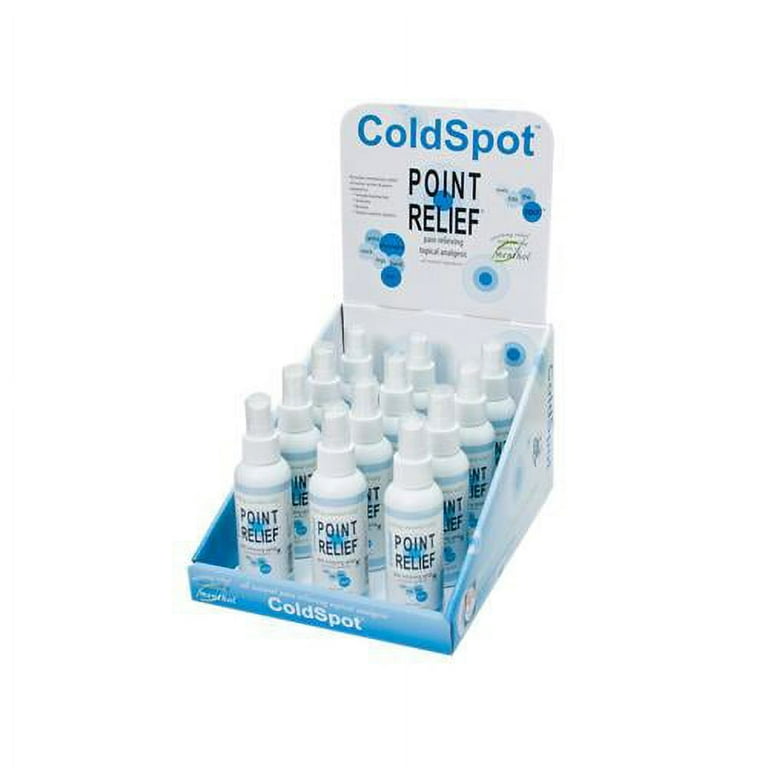 Point Relief ColdSpot Lotion - Retail Display with 12 x 3 oz Roll-on Applicator Point Relief ColdSpot Lotion - Retail Display with 12 x 3 oz Roll-on Applicator