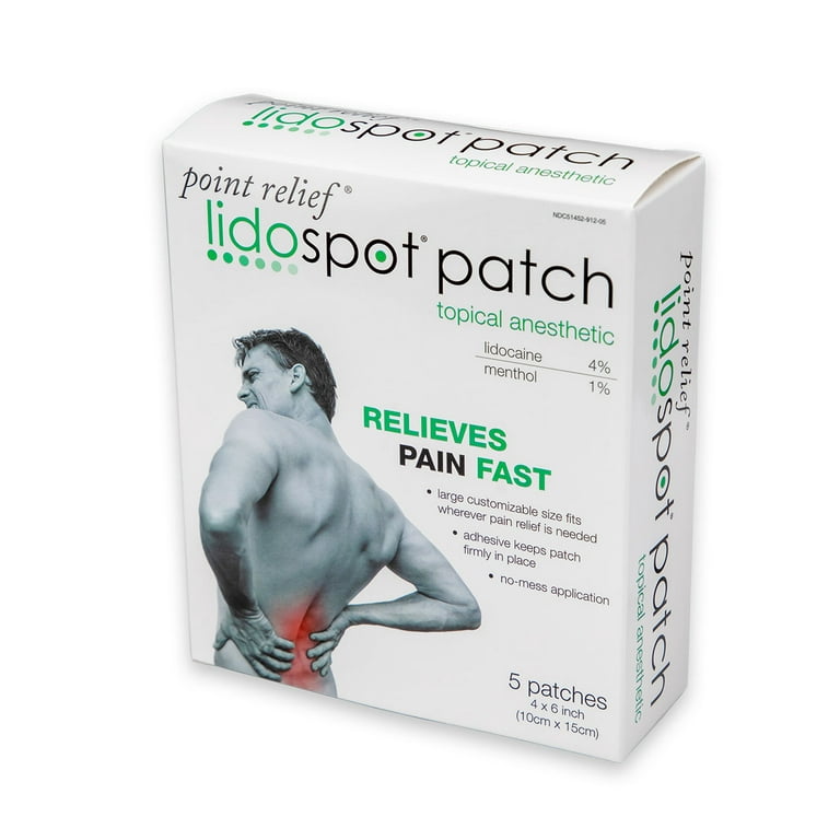 Point Relief LidoSpot pain relieving patch, universal size (4 Point Relief LidoSpot pain relieving patch, universal size (4