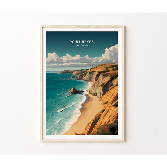 Point Reyes California Pacific Coast Wall Art Home Decor