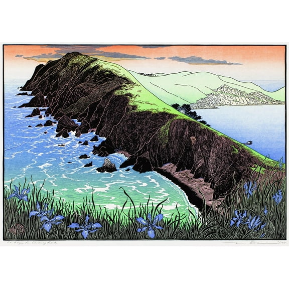 Point Reyes from Chimney Rock: 1000 Piece Jigsaw Puzzle (Hardcover)