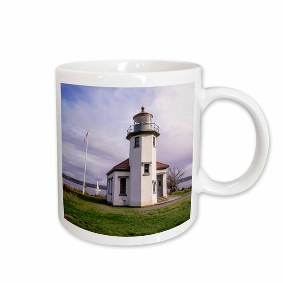 3drose, Point Robinson Lighthouse, Maury Island, Near Seattle, Wa, Usa, 11oz Mug