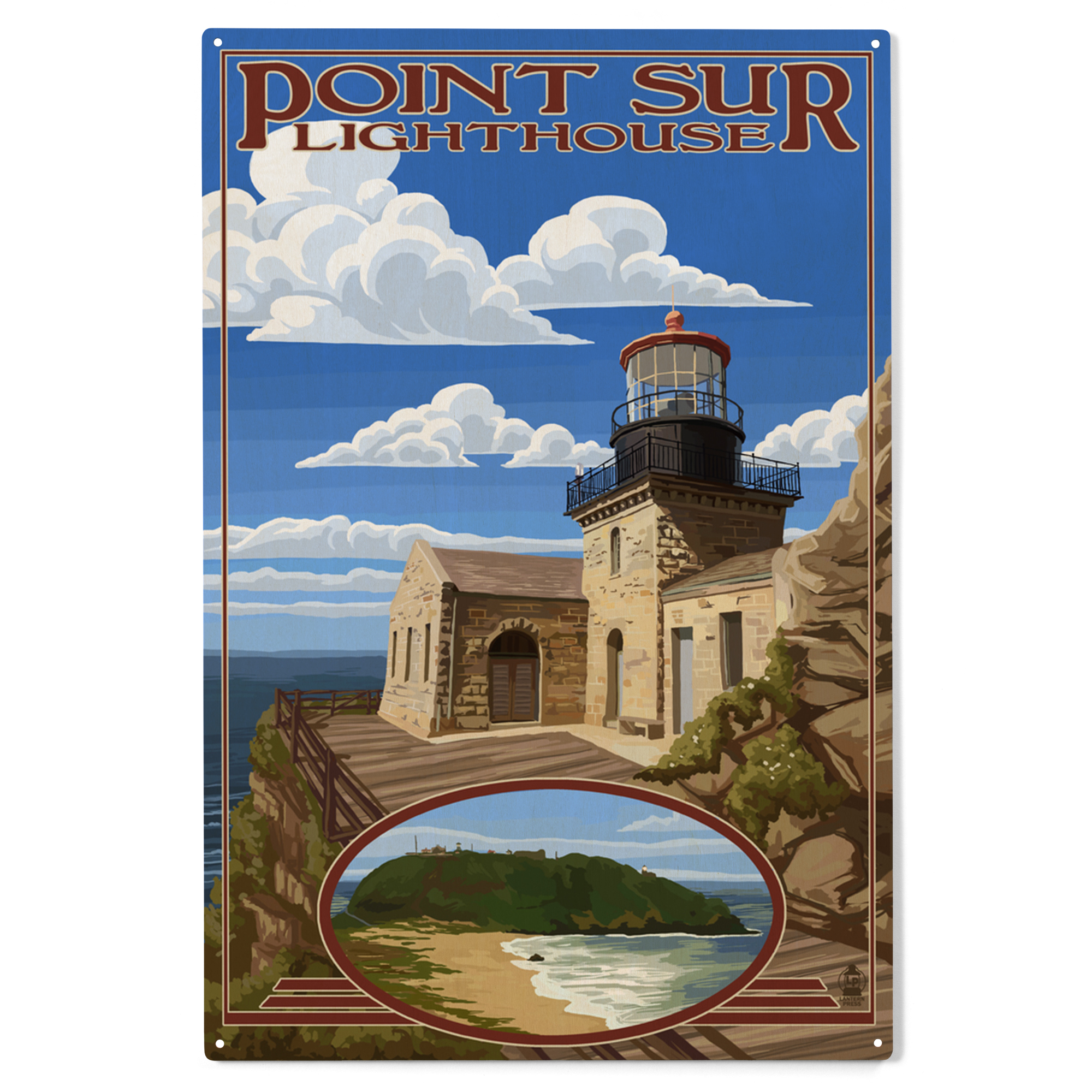Point Sur Lighthouse, Big Sur Coast, California Press Advertisement ...