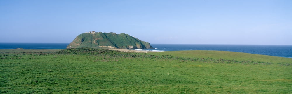 Point Sur Lighthouse at Big Sur California Canvas Art - Panoramic Images (27 x 9)