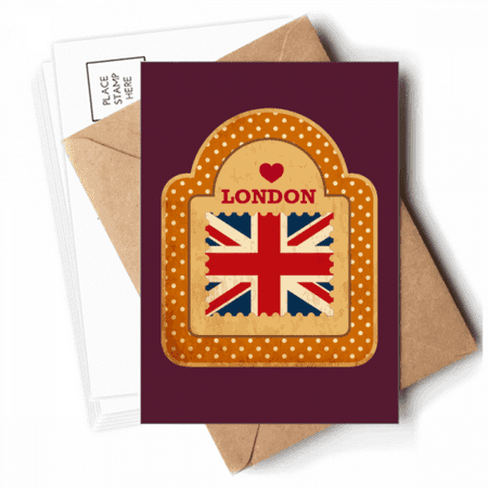 Point UK London Stamp Union Jack Postcards Envelopes Blank Note Cards Mailing