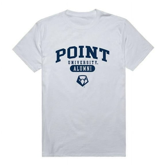 Point University Skyhawks Alumni T-Shirt, White - Large