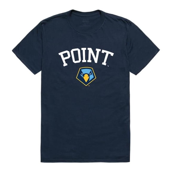 Point University Skyhawks Arch T-Shirt, Navy - Medium