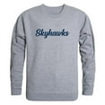 thumbnail image 1 of Point University Skyhawks Script Crewneck Sweatshirt, Heather Grey - Small, 1 of 1