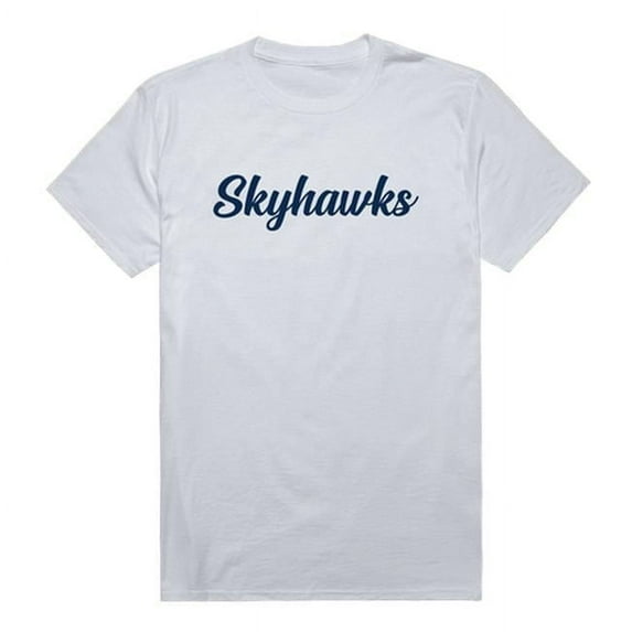 Point University Skyhawks Script T-Shirt, White - Small