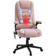 thumbnail image 1 of Point Vibrating Massage Office Chair with Heat, Velvet High Back Executive Office Chair with Reclining Backrest, Padded Armrests and Remote, 1 of 9