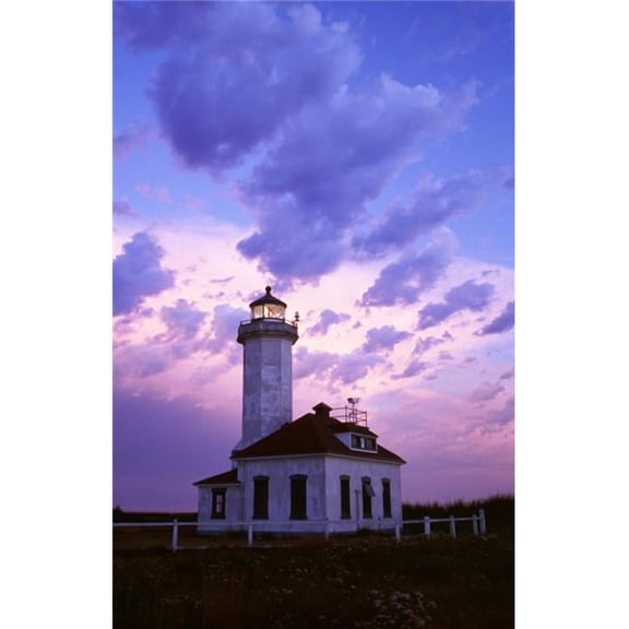 Point Wilson Lighthouse Poster Print by Natural Selection Craig Tuttle - 12 x 19