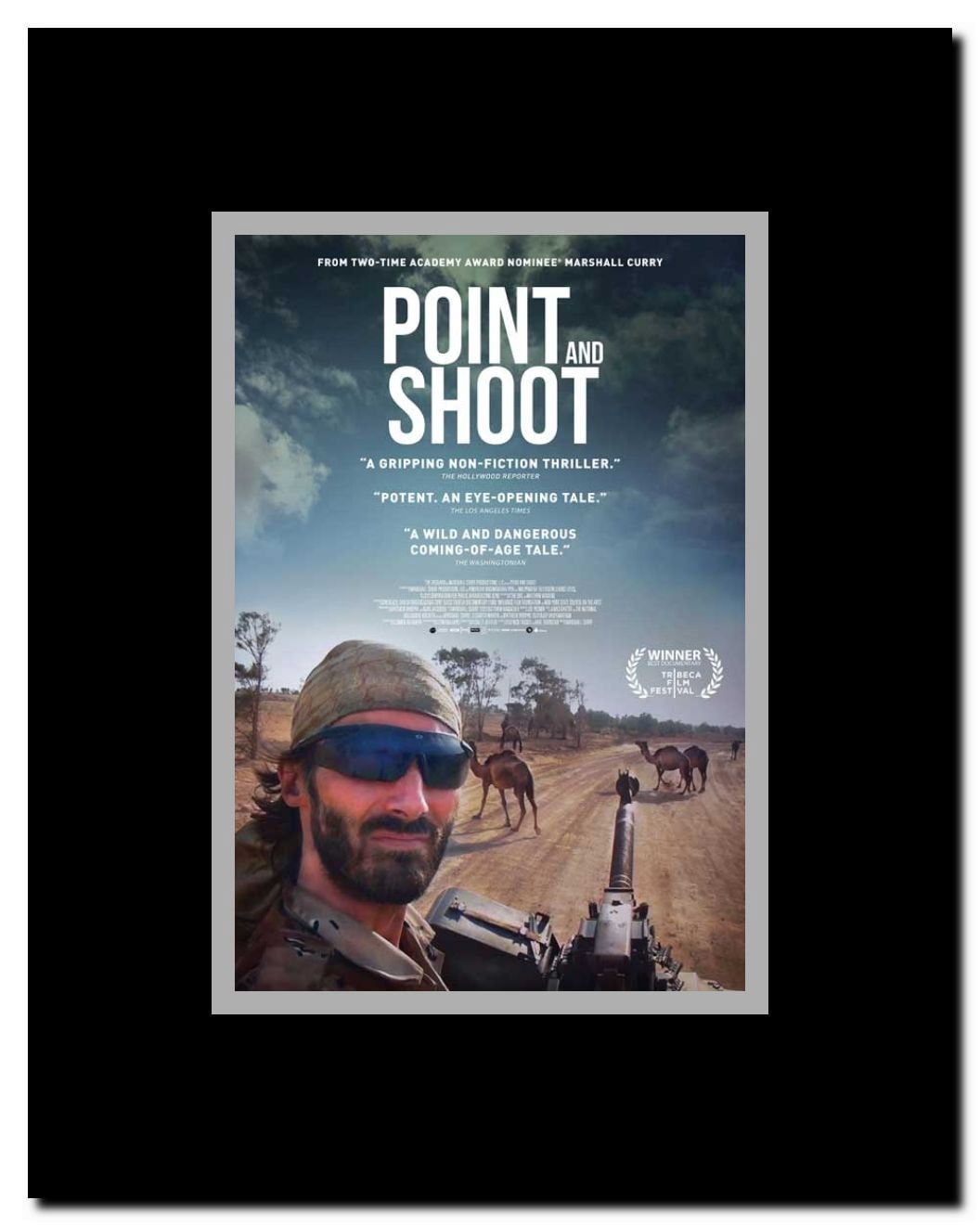 Point and Shoot Framed Movie Poster