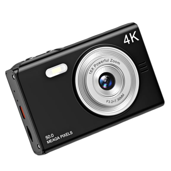 Point and Shoots Digital Camera, 48MP, Full 1080P, Supports 32GB Storage Card Camera for Teenagers