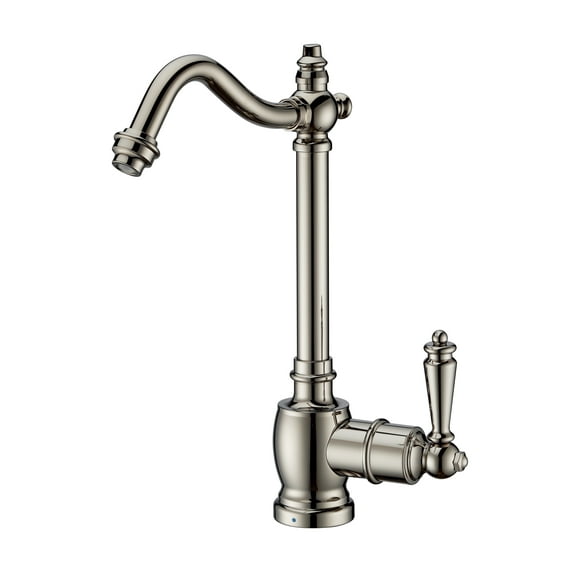 Whitehaus Point of Use Cold Water Drinking Faucet with Traditional Swivel Spout