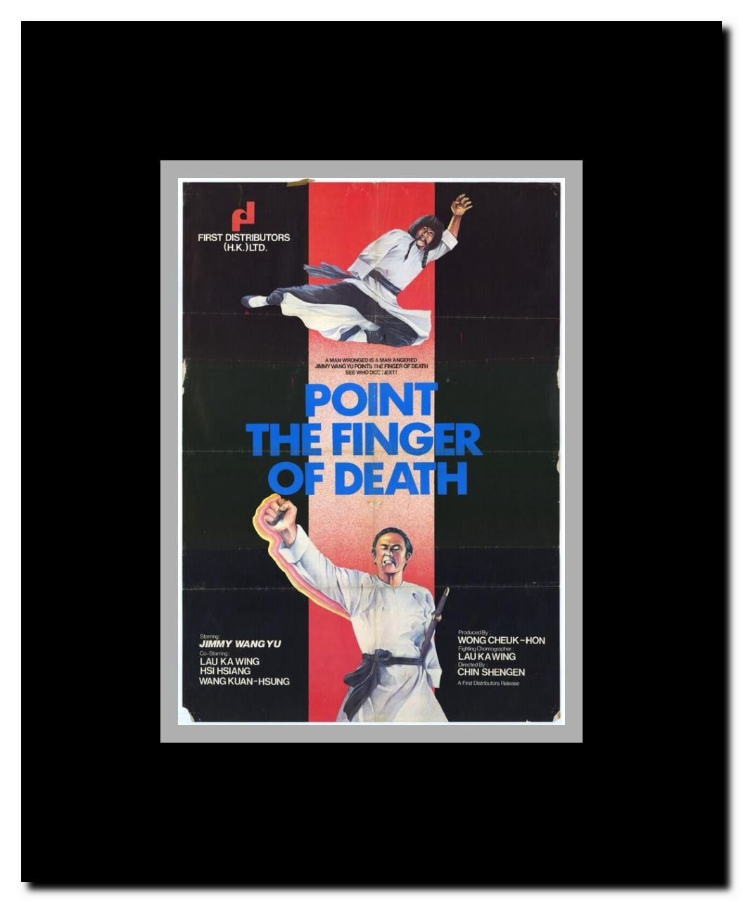 Point the Finger of Death Framed Movie Poster