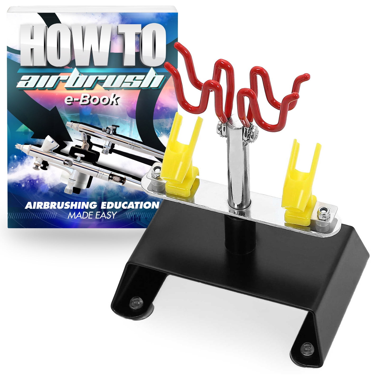 PointZero Eight Airbrush Holder Station with 6-Way MAC Splitter