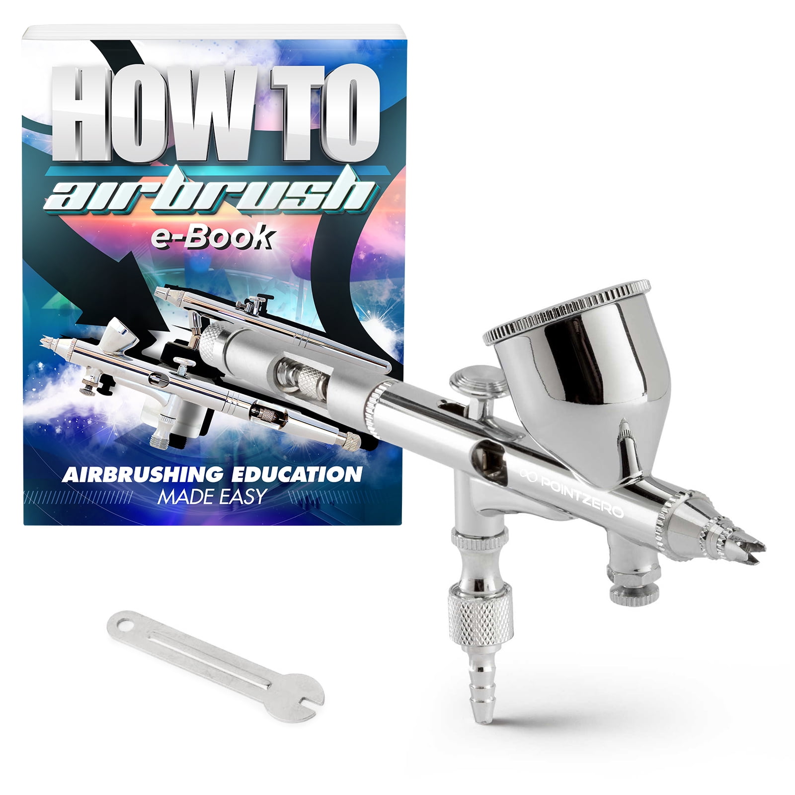 PointZero Precision Dual-action 9cc Airbrush MAC Valve Crenelated - .2mm