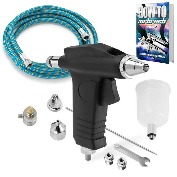 PointZero Trigger Style 2cc Gravity-feed Airbrush 2 Tip Set (.3mm .5mm)