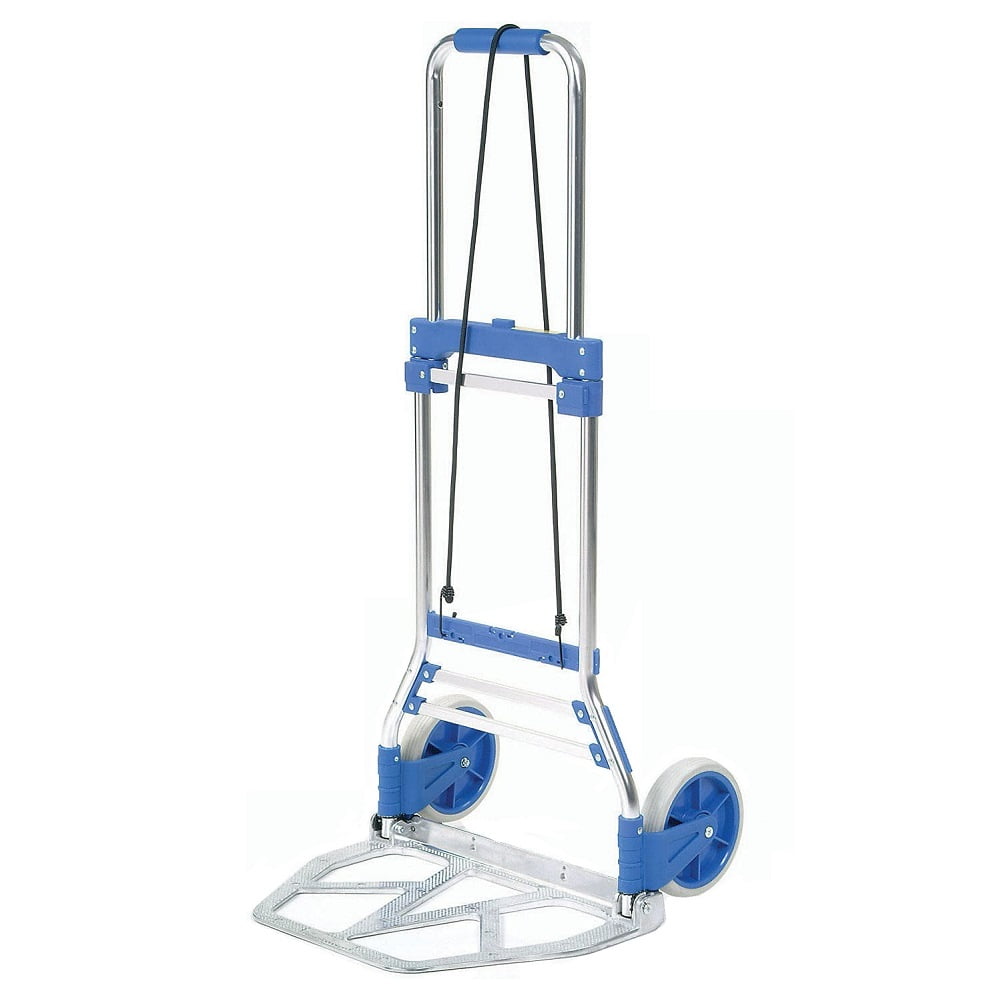 Pointe International Cruiser Aluminum Folding Hand Truck 275-lb Max Load Blue