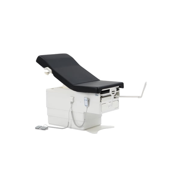 Pointe Power Exam Table, Medical Exam Tables ADA Compliant, 450 lb Weight Capacity, Black