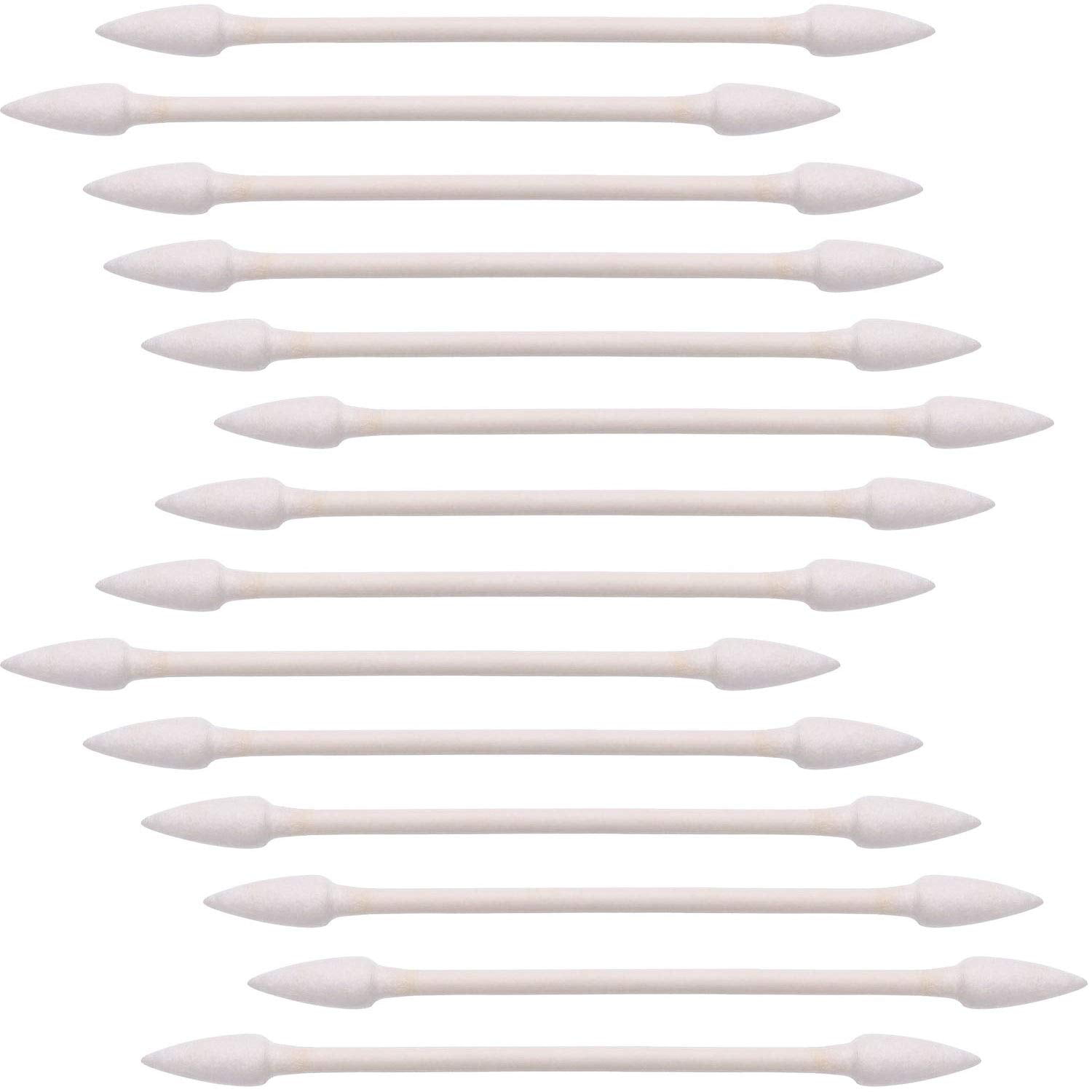Pointed Cotton Swabs Compatible MSF2with Q Tips Double Precision Tips Cotton Buds with Cardboard Stick for Makeup 400pcs