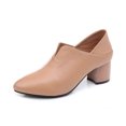 thumbnail image 1 of Pointed Cowhide High Heels, 1 of 5