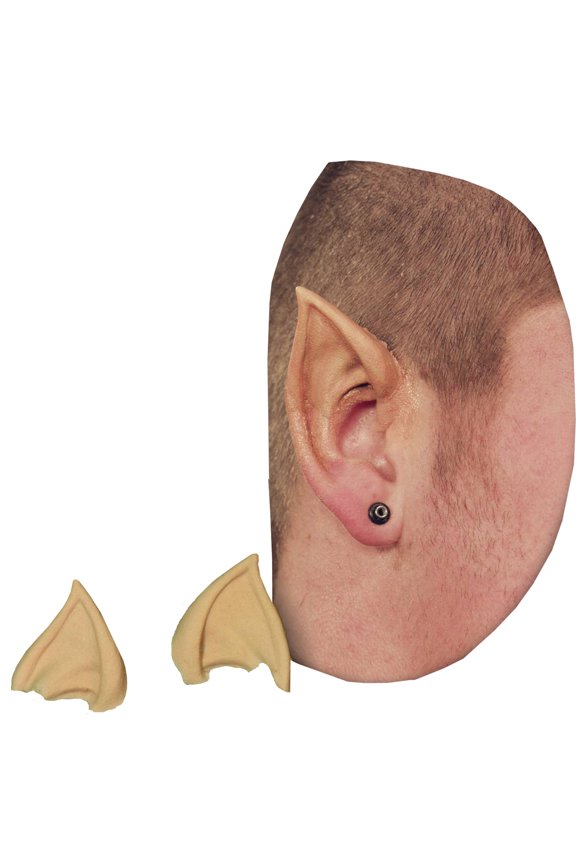 Pointed Ears Foam Latex Prosth