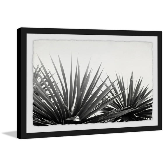 Pointed Leaves Framed Painting Print