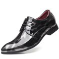thumbnail image 1 of Pointed Men's Dress Shoes Creative Trendy Large Size Business Men's Shoes, 1 of 2