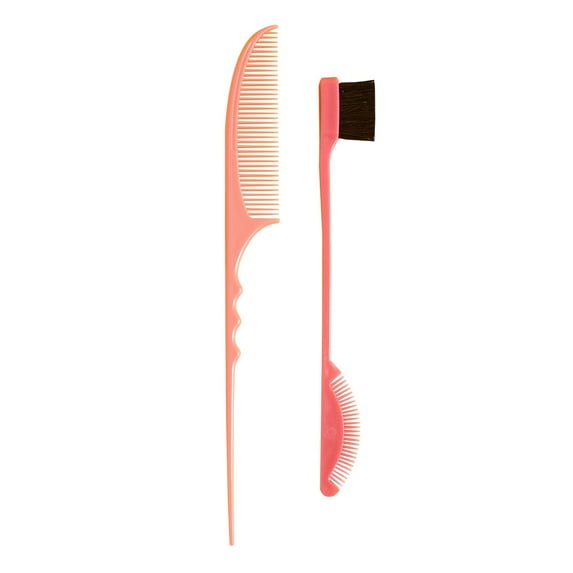 Pointed Tail Comb Hair Makeup Salon Edge Brush for Wig Adjustment and Eyebrow Styling