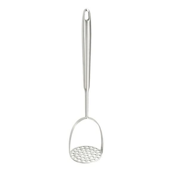 Pointed Tail Potato Press-Silver, Stainless Potato Masher for Home Restaurant Ergonomic Design for Easy Potato Puree Versatile Kitchen Tool for and More, 1*Potato Press