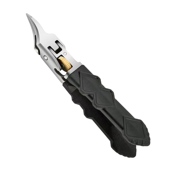 Pointed Tip Nail Clippers for Thick Hard Toenails & Ingrown Nails, Stainless Steel Cutter with Non- Ergonomic Handle, Professional Podiatrist Pedicure Tool for Men Women Seniors