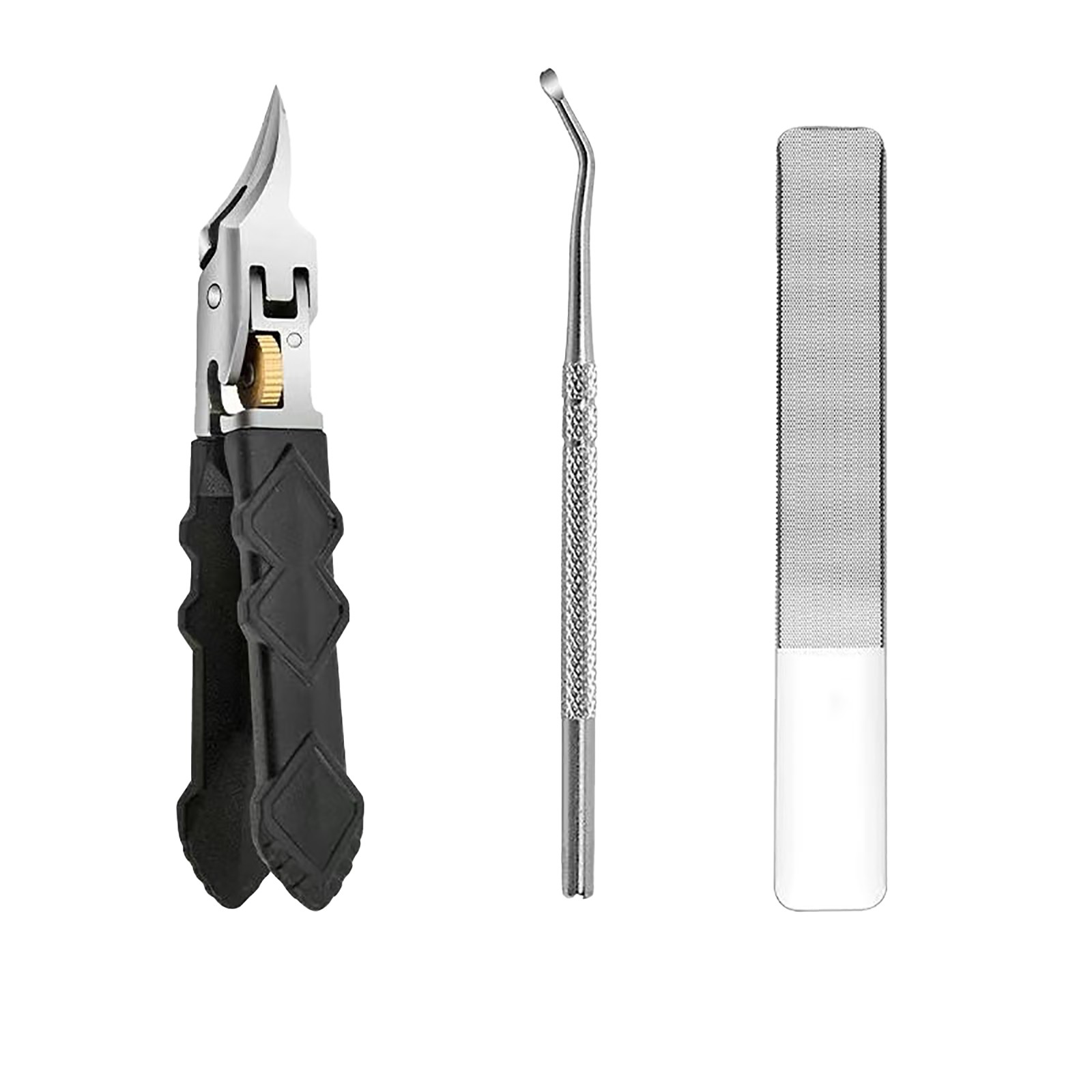 Pointed Tip Nail for Thick Hard Nails with Non Ergonomic Handle – Precision Cutting Tool for Fingernails and Toenails