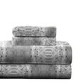 thumbnail image 1 of Pointehaven  Soft Cotton 180 GSM Deep Pocket Oversized Brushed Flannel Sheet Set Python Queen Animal Print Cabin & Lodge, 1 of 7