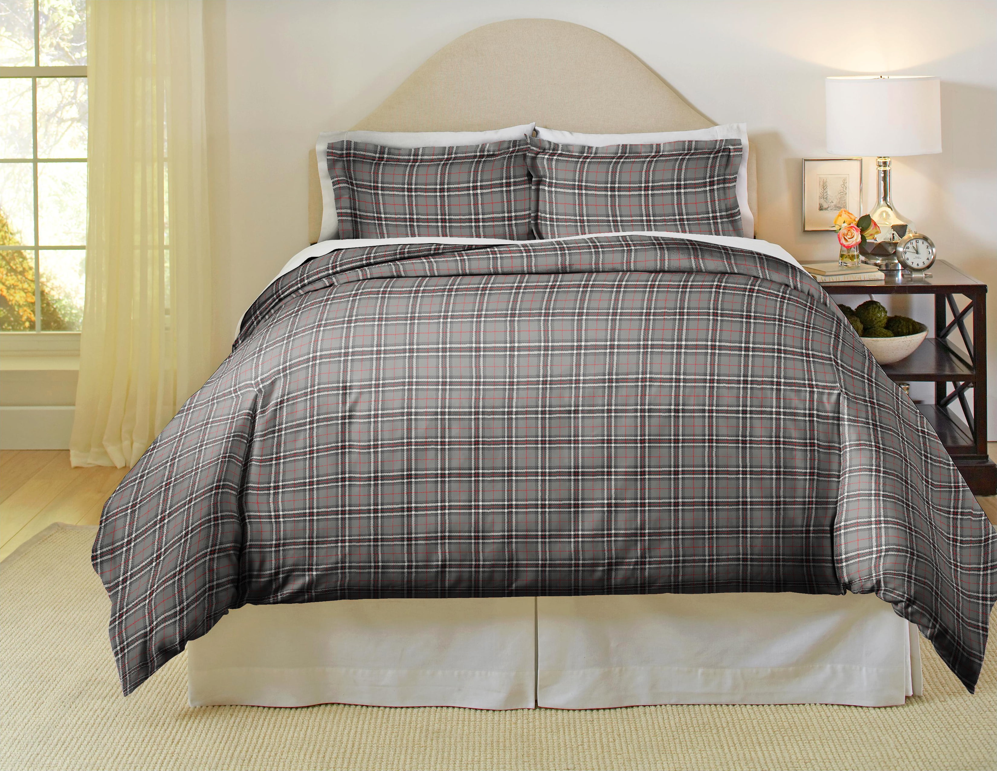Pointehaven 180 GSM Derby 100 Cotton Heavy Weight Flannel 3 pc Duvet