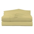 thumbnail image 1 of Pointehaven 200 GSM Flannel Sheet Set, Twin, Solid, Straw, 1 of 8