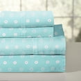 thumbnail image 1 of Pointehaven 200 Thread Count Combed Cotton Percale Butterfly Garden 4 pc Sheet Set, Full, 1 of 7