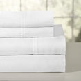 thumbnail image 1 of Pointehaven 200 Thread Count Combed Cotton Percale White 4 pc Sheet Set, King, 1 of 7