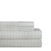 Pointehaven  200TC Cotton Percale Prints and Solids Bed Sheet Set Checkerboard Twin Check Modern & Contemporary