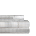 thumbnail image 1 of Pointehaven  200TC Cotton Percale Prints and Solids Bed Sheet Set Checkerboard Full Check Nautical & Coastal, Casual, 1 of 5