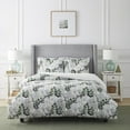 thumbnail image 1 of Pointehaven  250TC Monstera Combed Cotton  Duvet Set King - Cal King 3 Piece, 1 of 4