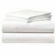 thumbnail image 1 of Pointehaven  500 Thread Count Long Staple Cotton Extra Deep Pocket Bed Sheet Set White Queen, 1 of 8