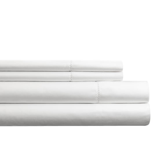 Pointehaven 525 Thread count Long staple Cotton White 4 pc sheet set, Cal King