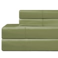 thumbnail image 1 of Pointehaven 610 Thread Count 100% Long Staple Cotton Hem Stitch Pistachio 4 pc Sheet Set, Queen, 1 of 8