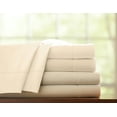thumbnail image 1 of Pointehaven 800 Thread Count Long Staple Cotton Deep Pocket Luxury Bone 4 pc Sheet Set, Queen, 1 of 8