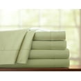 thumbnail image 1 of Pointehaven 800 Thread Count Long Staple Cotton Luxury Sage 4 pc Sheet Set, California King, 1 of 8