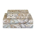 thumbnail image 1 of Pointehaven Cedar 200 Thread Count Printed Cotton Percale 3 pc Sheet Set, Twin, 1 of 6