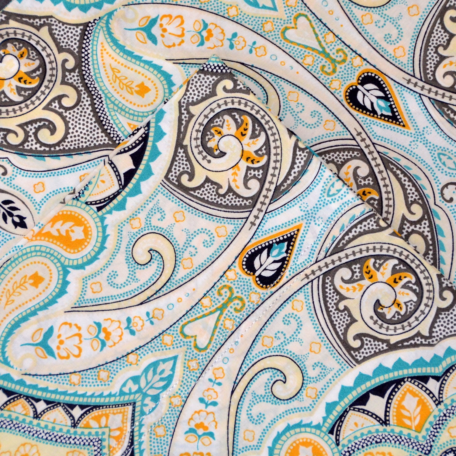 Full Cypress Cotton Percale Paisley Sheet Set