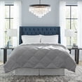 thumbnail image 1 of Pointehaven Down Alternative Quilted Grey Comforter, Full/Queen, 1 of 2
