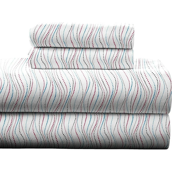Pointehaven Flannel 170 GSM Sheet Set,Cal King Metro